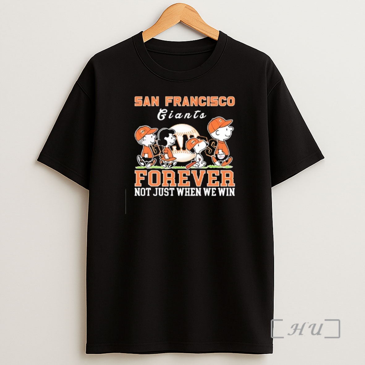 Officials Snoopy And Charlie Brown San Francisco Giants Baseball Forever Not Just When We Win Shirt Sweatshirt Tee