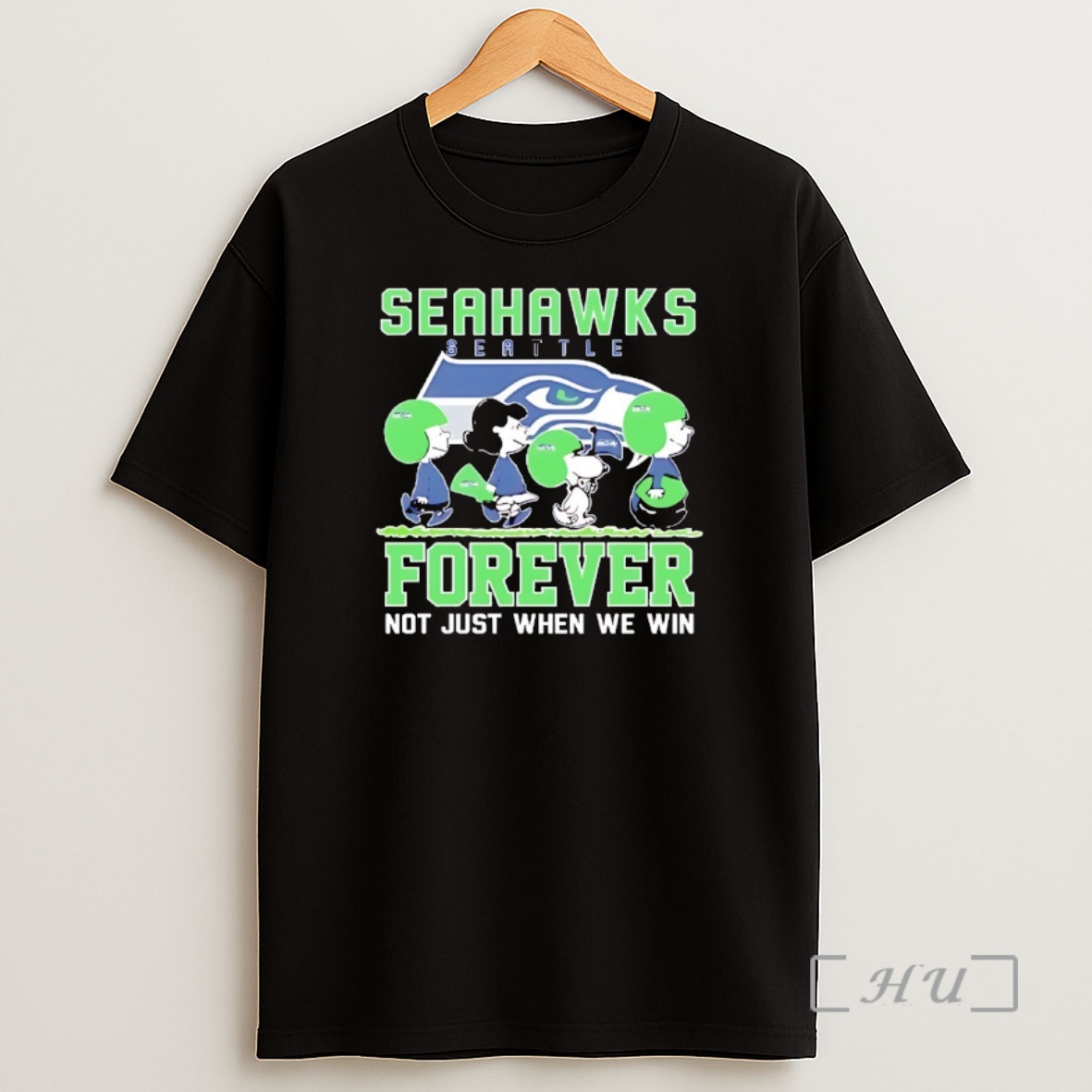 Officials Snoopy And Charlie Brown Seattle Seahawks Forever Not Just When We Win Shirt Sweatshirt Tee