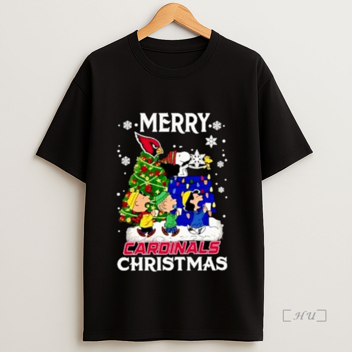 Officials Snoopy And Friends Merry Arizona Cardinals Christmas Ornaments Premium Shirt Sweatshirt Tee