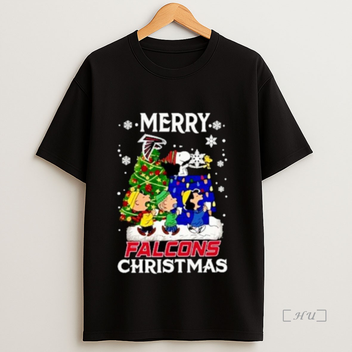 Officials Snoopy And Friends Merry Atlanta Falcons Christmas Ornaments Premium Shirt Sweatshirt Tee
