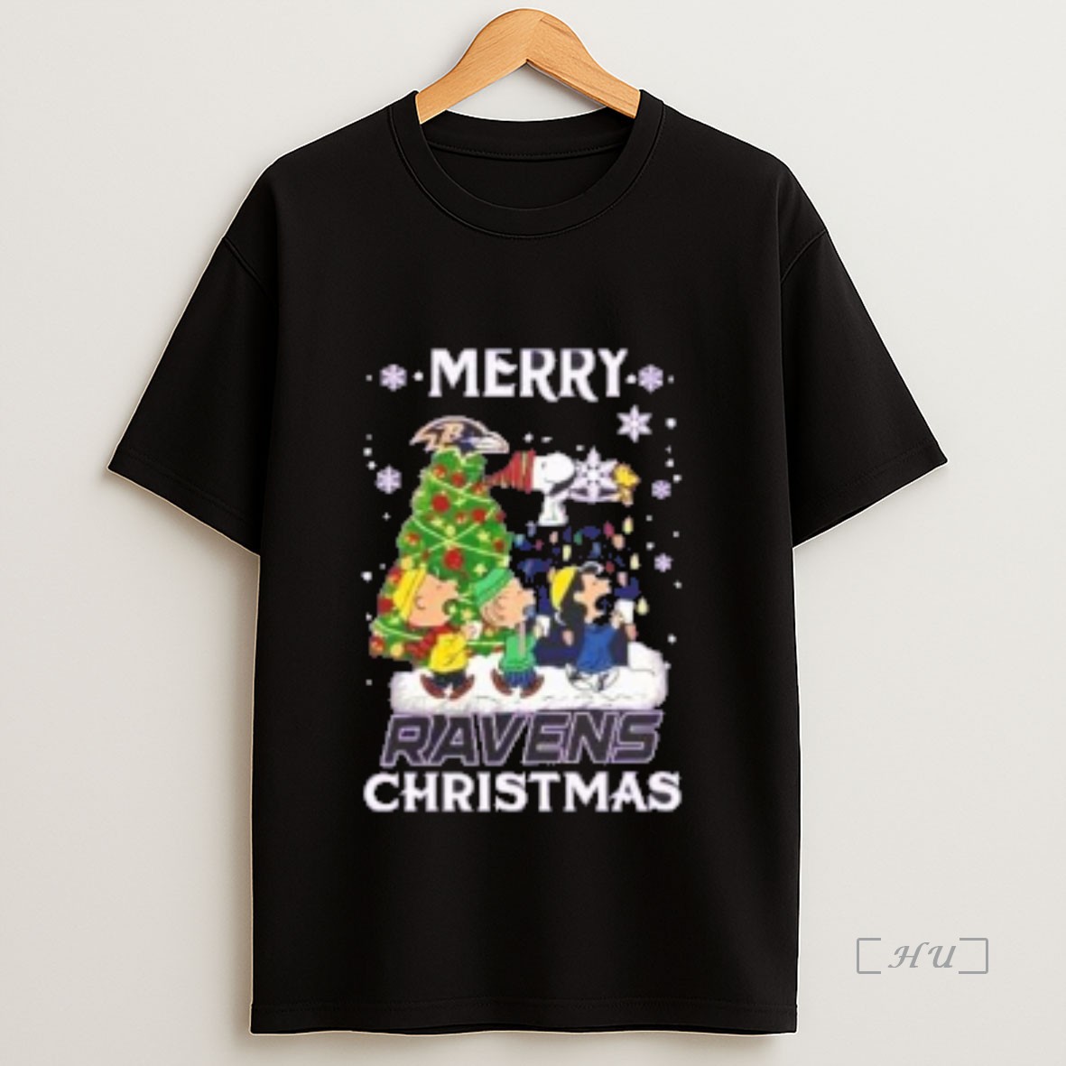 Officials Snoopy And Friends Merry Baltimore Ravens Christmas Premium Shirt Sweatshirt Tee