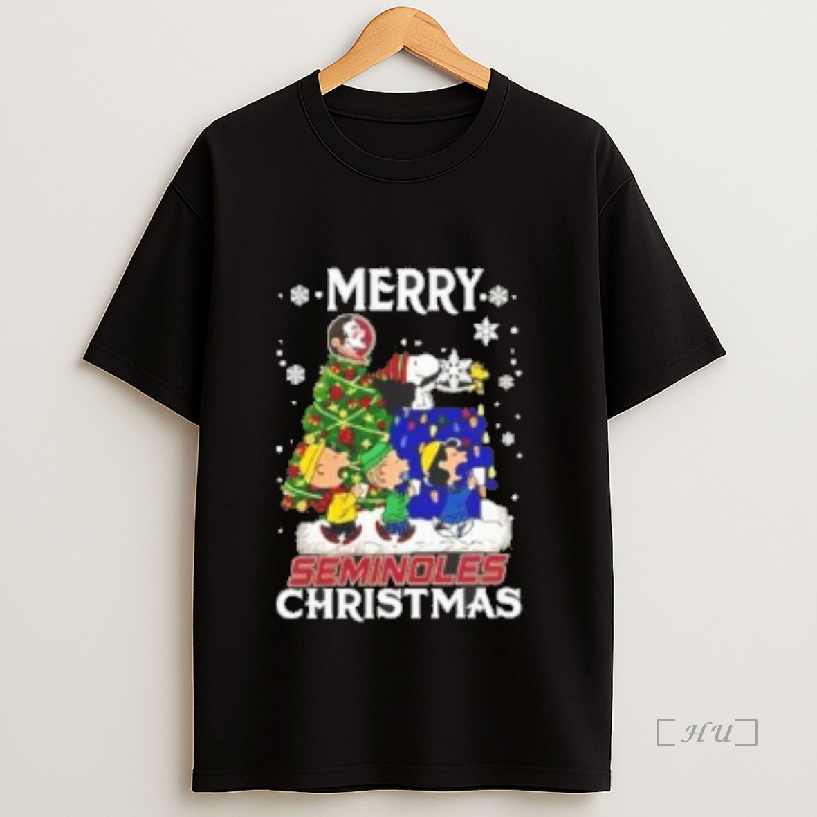 Officials Snoopy And Friends Merry Florida State Seminoles Christmas Premium Shirt Sweatshirt Tee