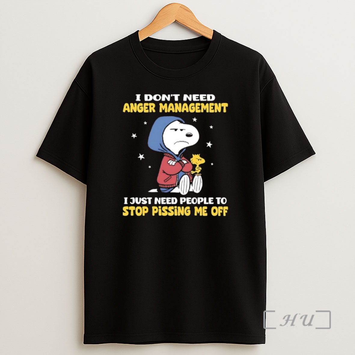 Officials Snoopy And Woodstock I Dont Need Anger Management I Just Need People To Stop Pissing Me Off Shirt Sweatshirt Tee
