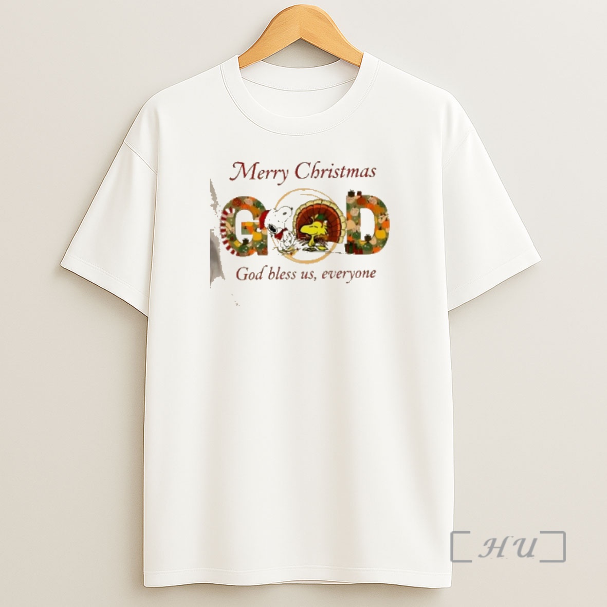 Officials Snoopy And Woodstock Merry Christmas God Bless Us Everyone Shirt Sweatshirt Tee