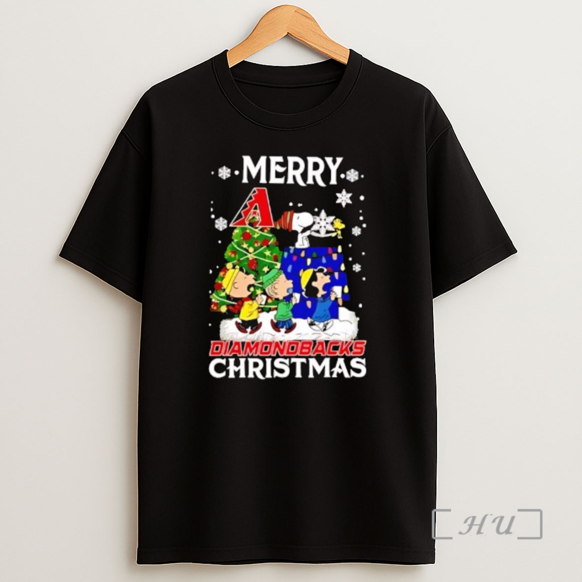 Officials Snoopy And Friends Merry Arizona Diamondbacks Christmas Premium Shirt Sweatshirt Tee