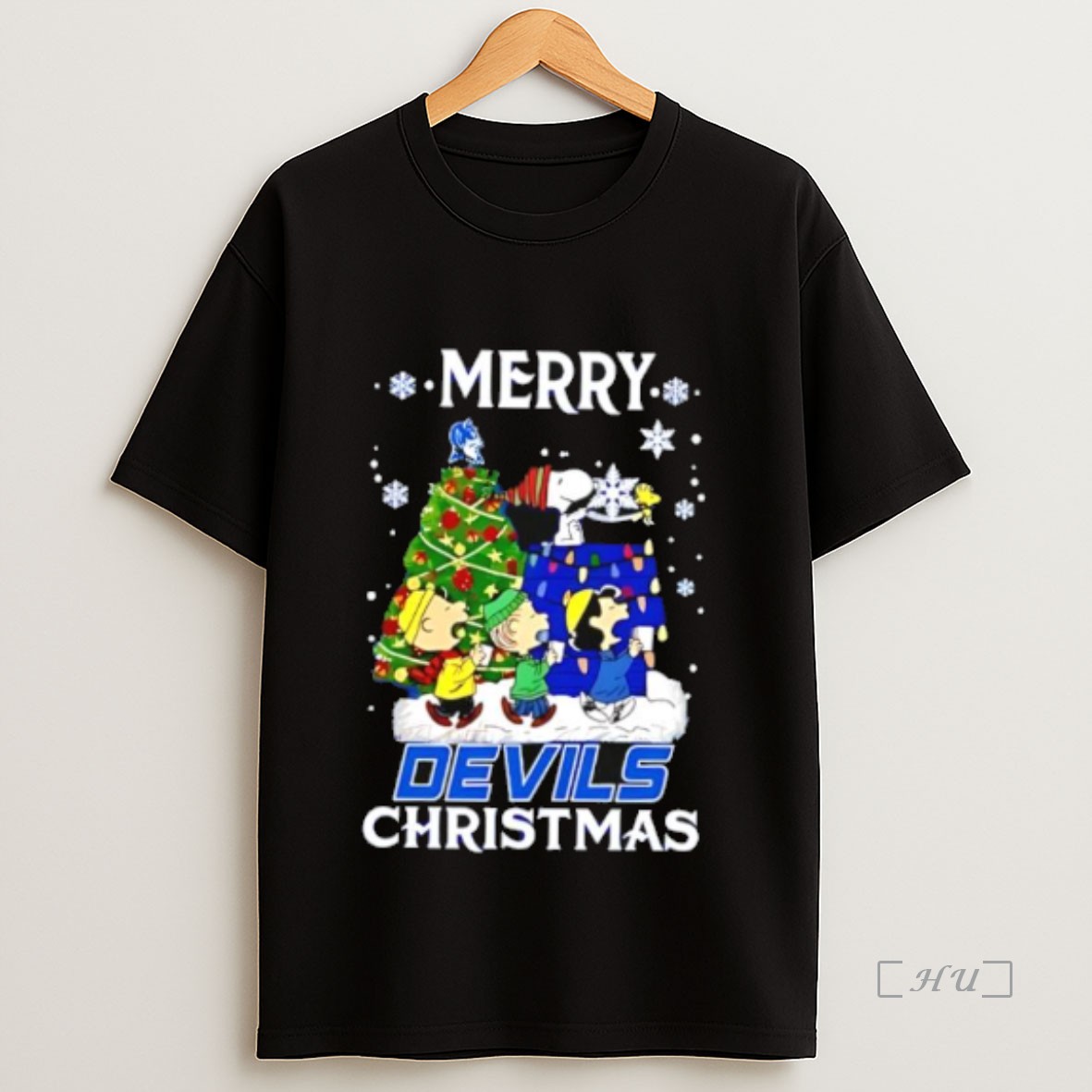 Officials Snoopy And Friends Merry Duke Blue Devils Christmas Cute Cartoon Premium Shirt Sweatshirt Tee