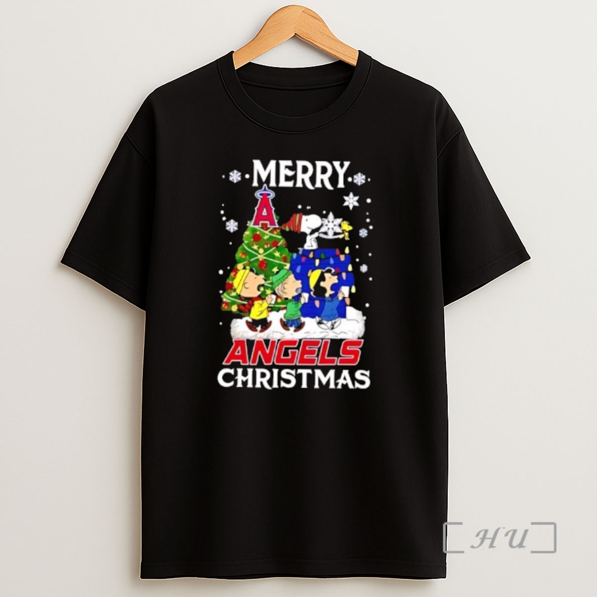 Officials Snoopy And Friends Merry Los Angeles Angels Christmas Premium Shirt Sweatshirt Tee