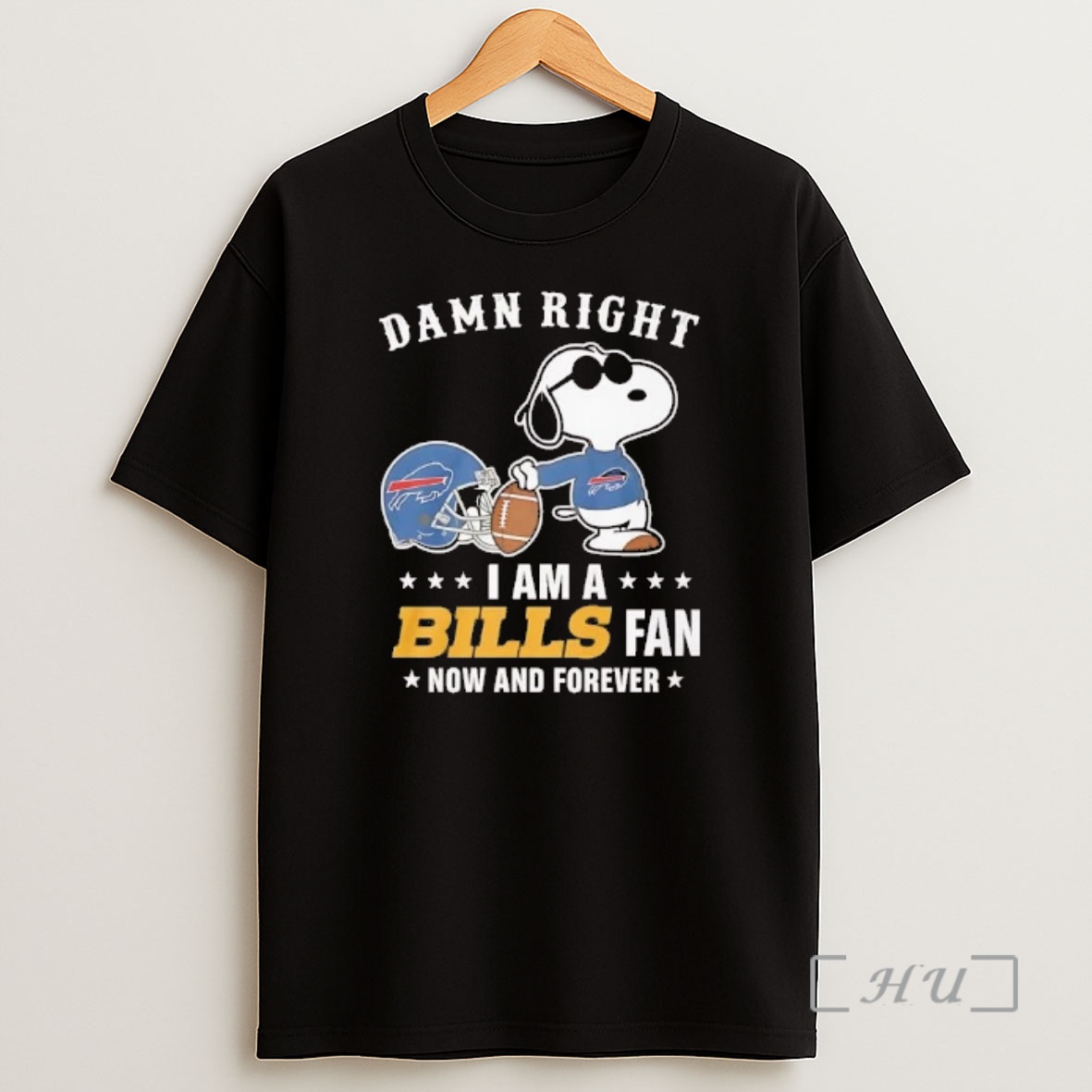 Officials Snoopy Damn Right I Am A Buffalo Bills Fan Now And Forever Shirt Sweatshirt Tee