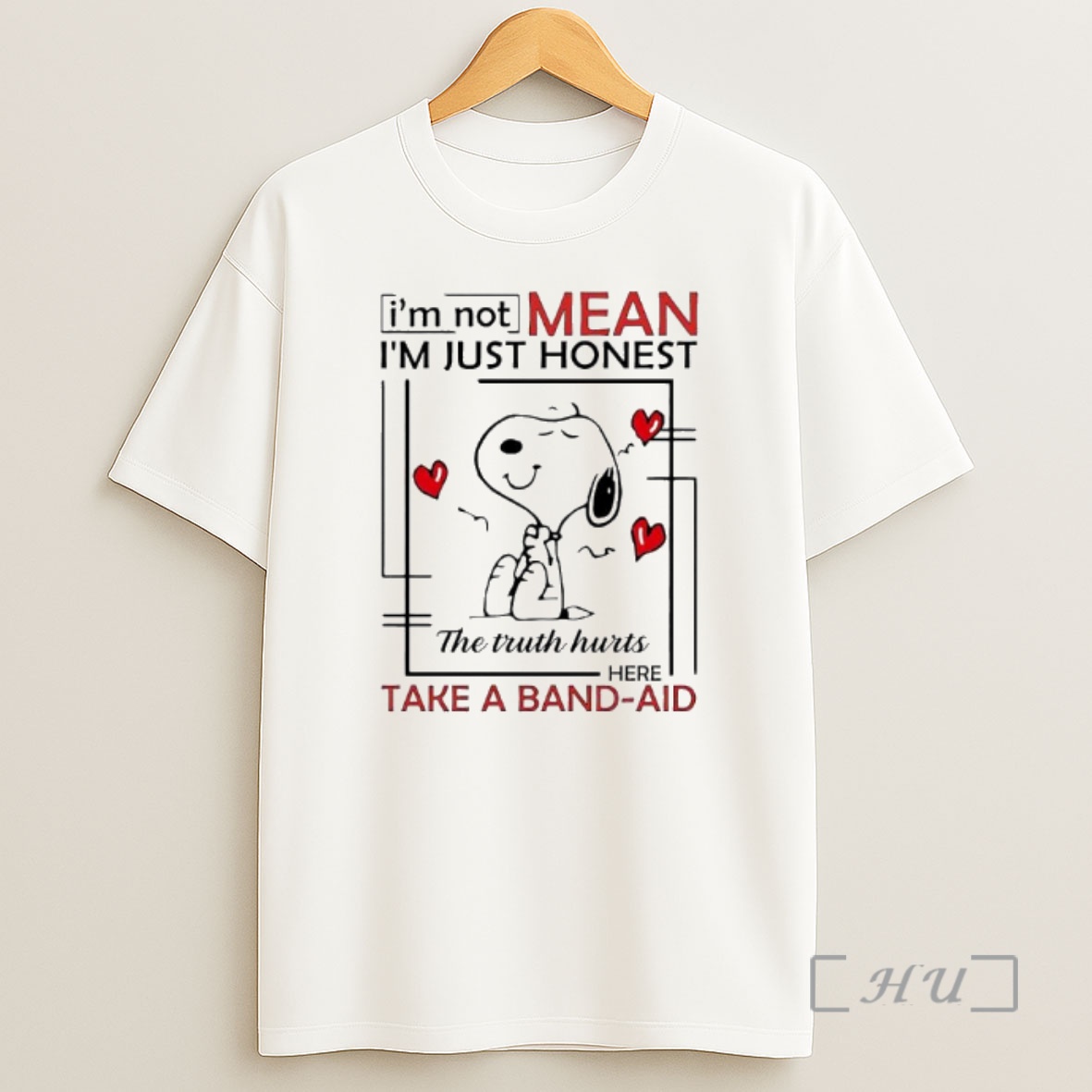 Officials Snoopy Im Not Mean Im Just Honest The Truth Hurts Here Take A Band Aid Premium Shirt Sweatshirt Tee