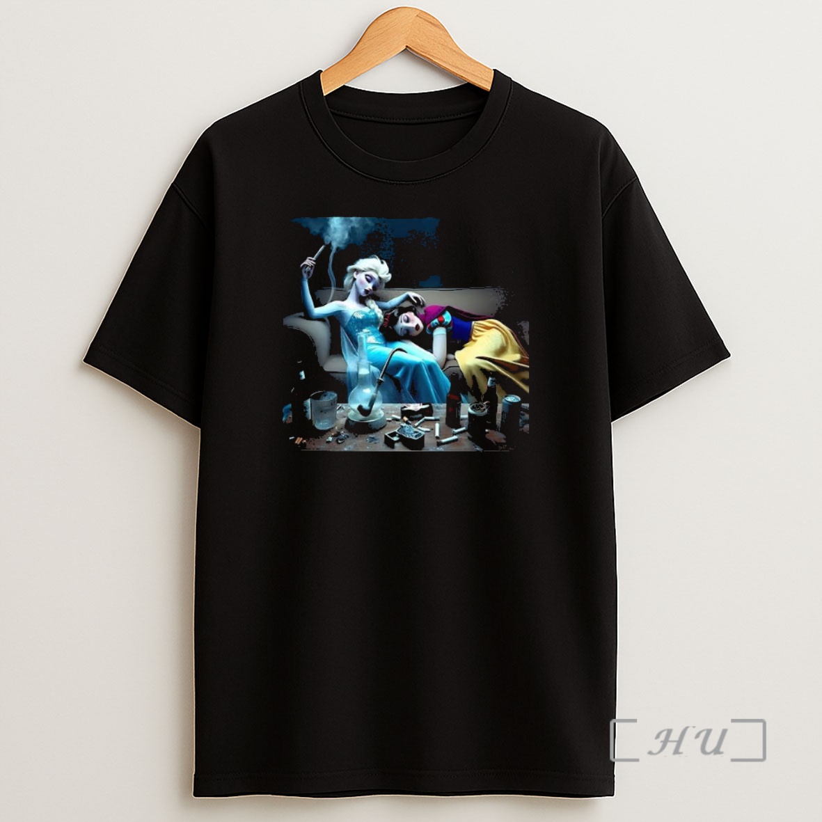 Officials Snow White And Elsa Satirical Premium Shirt Sweatshirt Tee