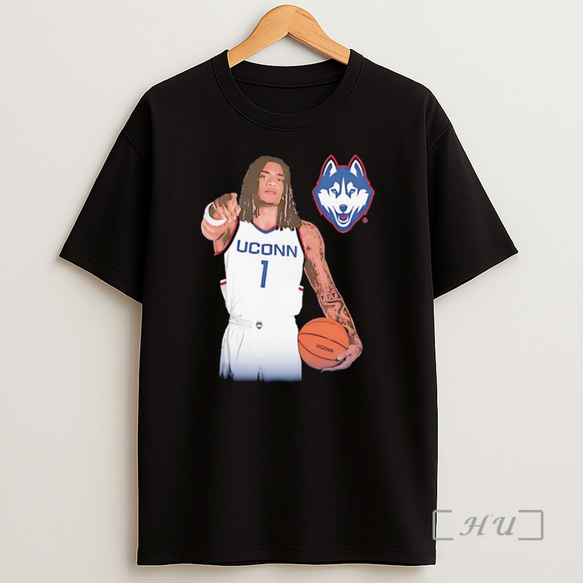 Officials Solo Ball Portrait Uconn Huskies Shirt Sweatshirt Tee