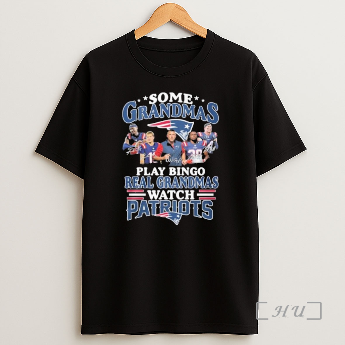 Officials Some Grandmas Play Bingo Real Grandmas Watch New England Patriots Shirt Sweatshirt Tee