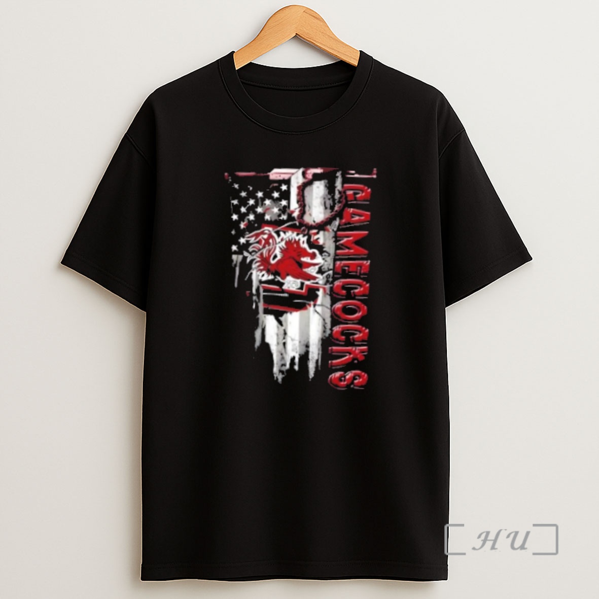 Officials South Carolina Gamecocks Football Battle Shattered Usa Flag Rip Design Shirt Sweatshirt Tee