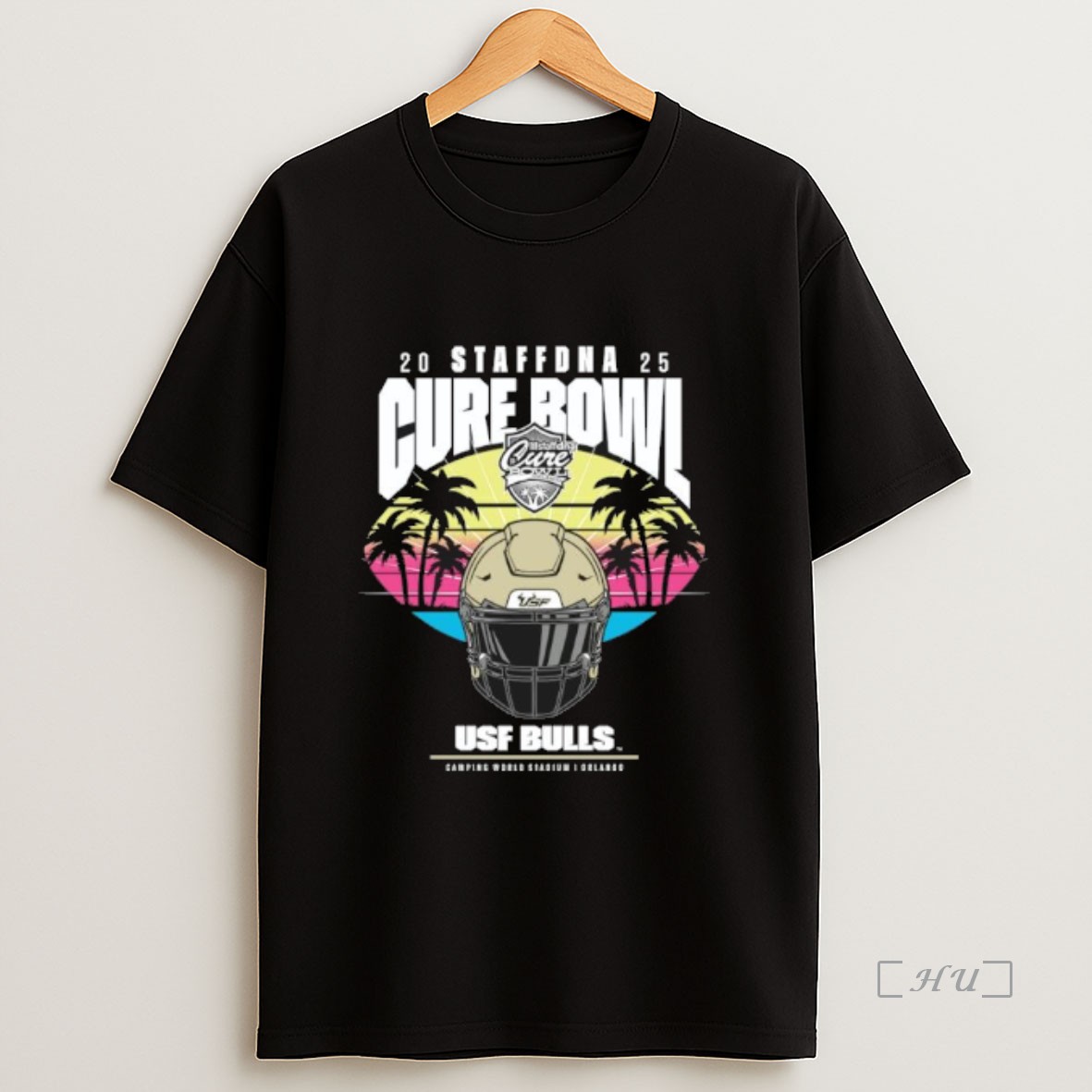 Officials South Florida Football 2025 Cure Bowl Helmet Premium Shirt Sweatshirt Tee