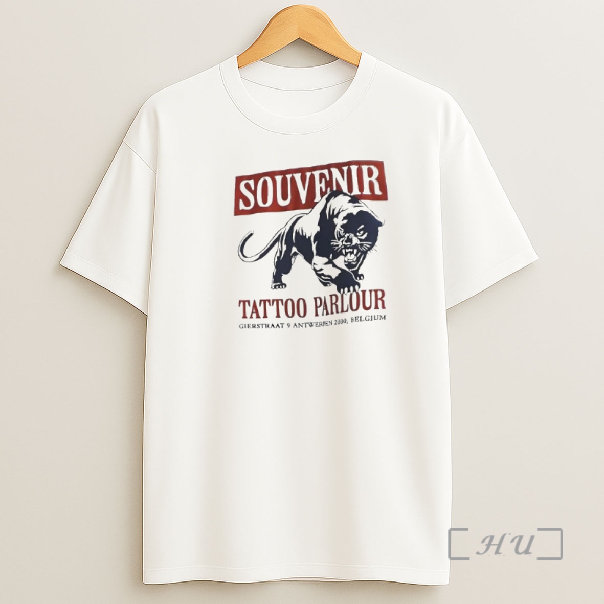 Officials Souvenir Tattoo Parlour Gierstraat 9 Antwerp Belgium Premium Shirt Sweatshirt Tee