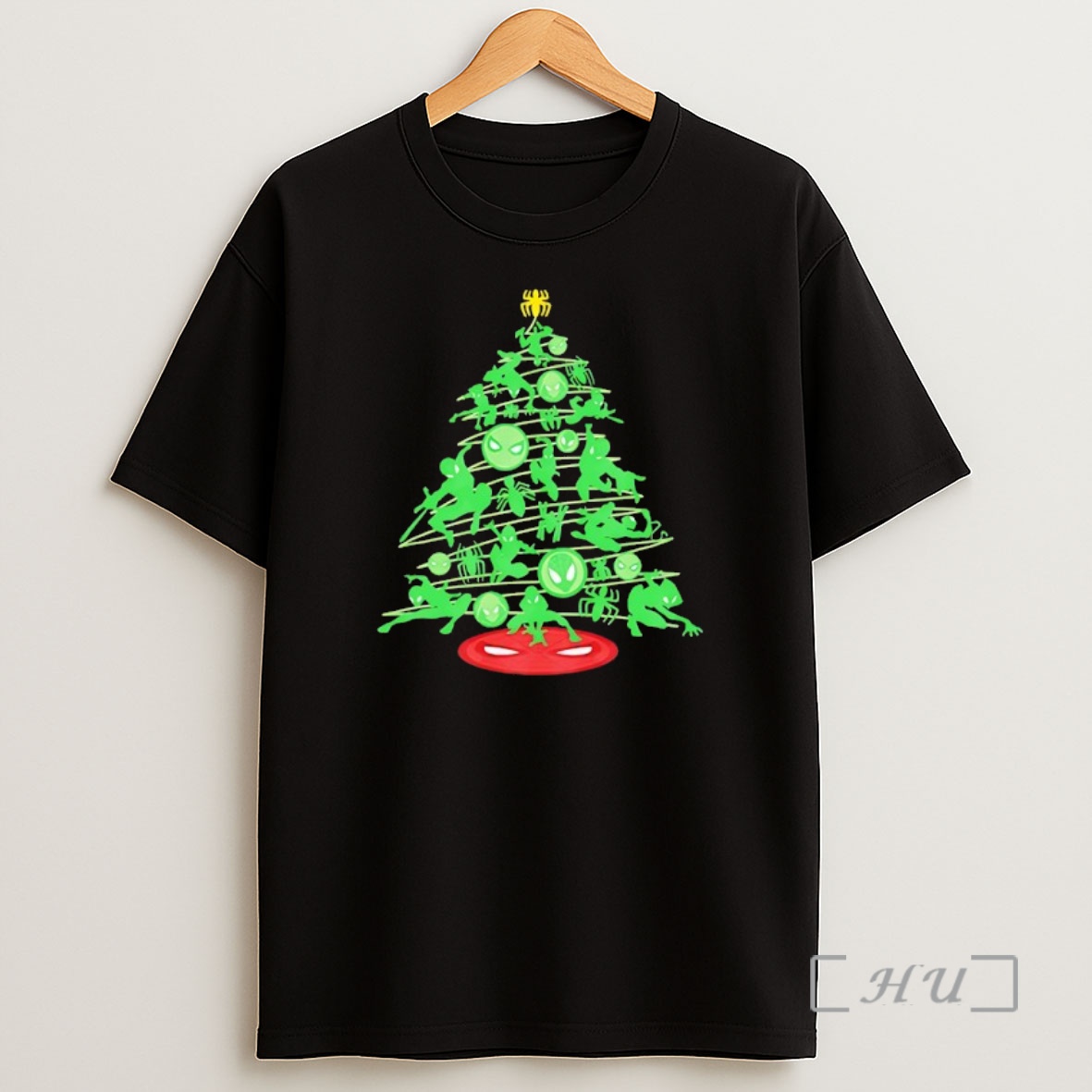 Officials Spider Man Tree Merry Christmas Shirt Sweatshirt Tee