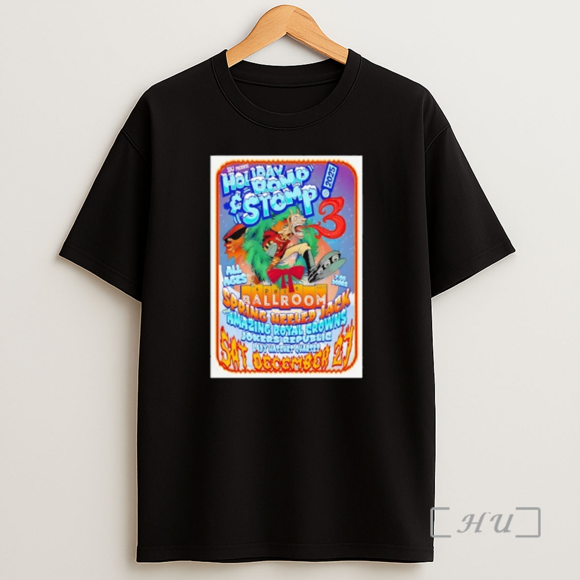 Officials Spring Heeled Jacks Holiday Romp 12 27 2025 Hamden Ct Shirt Sweatshirt Tee