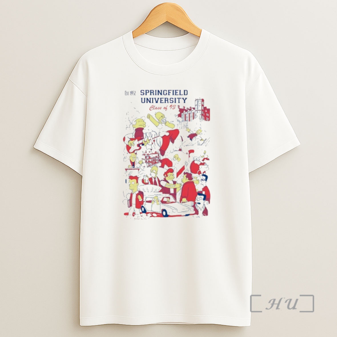Officials Springfield University Class Of 93 Comic Shirt Sweatshirt Tee