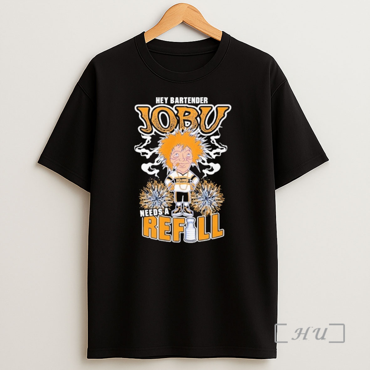 Officials St Louis Blues Hey Bartender Jobu Needs A Refill Shirt Sweatshirt Tee