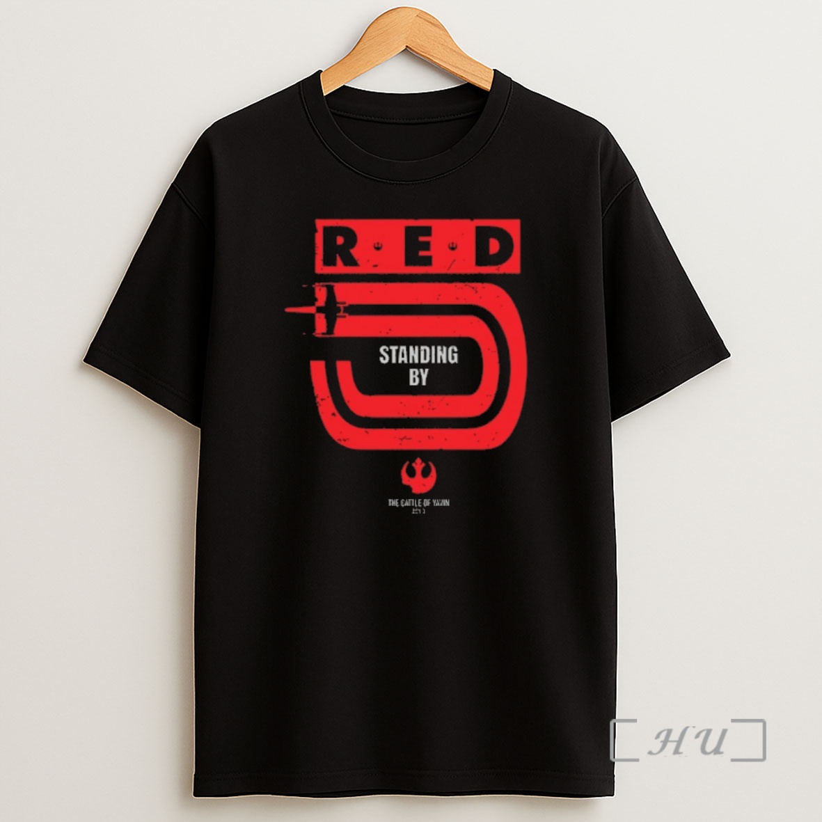 Officials Star Wars The Battle Of Yavin Red 5 Standing By Shirt Sweatshirt Tee