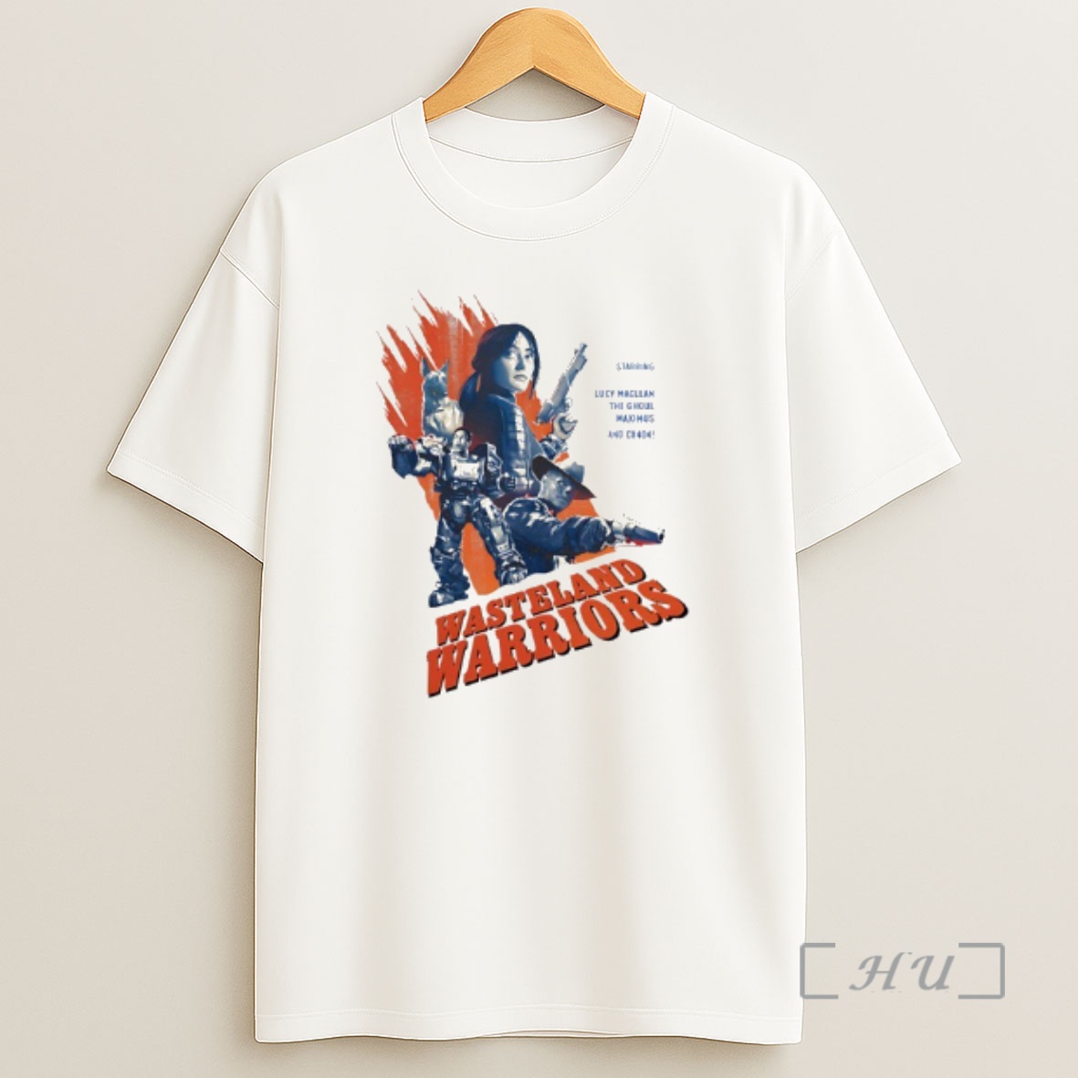 Officials Starring Lucy Maclean The Ghoul Maximus And Cx 404 Fallout Wasteland Warriors Shirt Sweatshirt Tee
