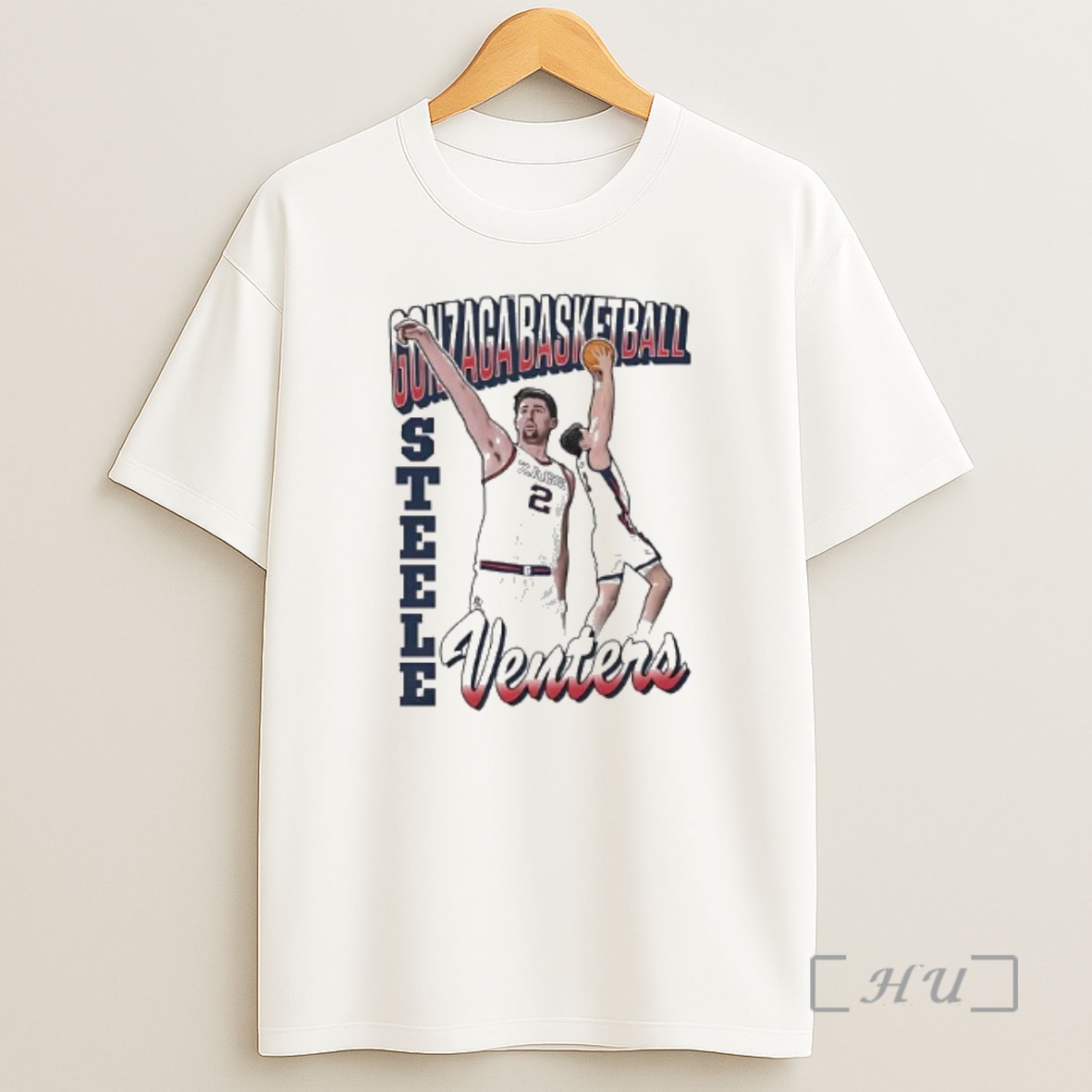 Officials Steele Venters Cartoon Gonzaga Bulldogs Shirt Sweatshirt Tee