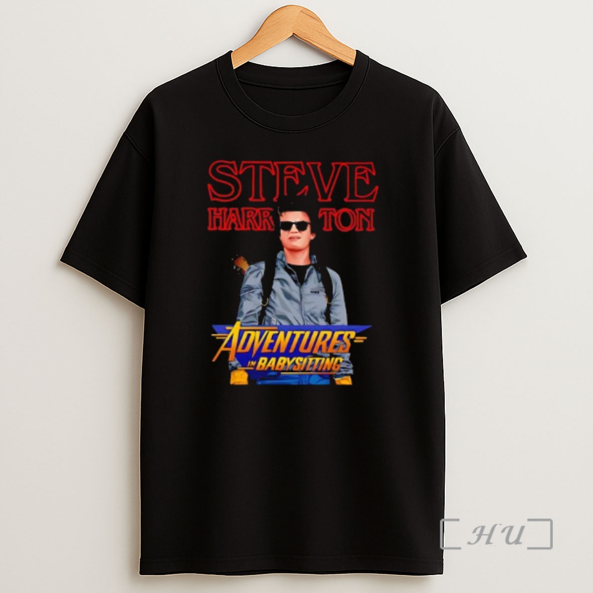 Officials Steve Harrington Adventures In Babysitting Character Stranger Things Graphic Shirt Sweatshirt Tee