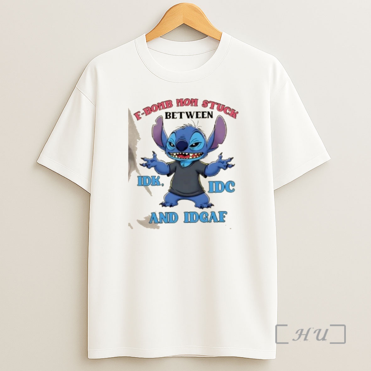 Officials Stitch F Bomb Mom Stuck Between Idk Idc And Idgaf Shirt Sweatshirt Tee
