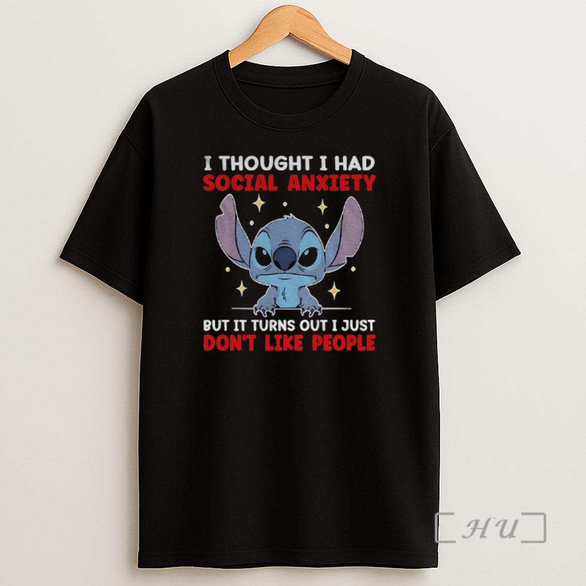 Officials Stitch I Thought I Had Social Anxiety But It Turns Out I Just Dont Like People Shirt Sweatshirt Tee