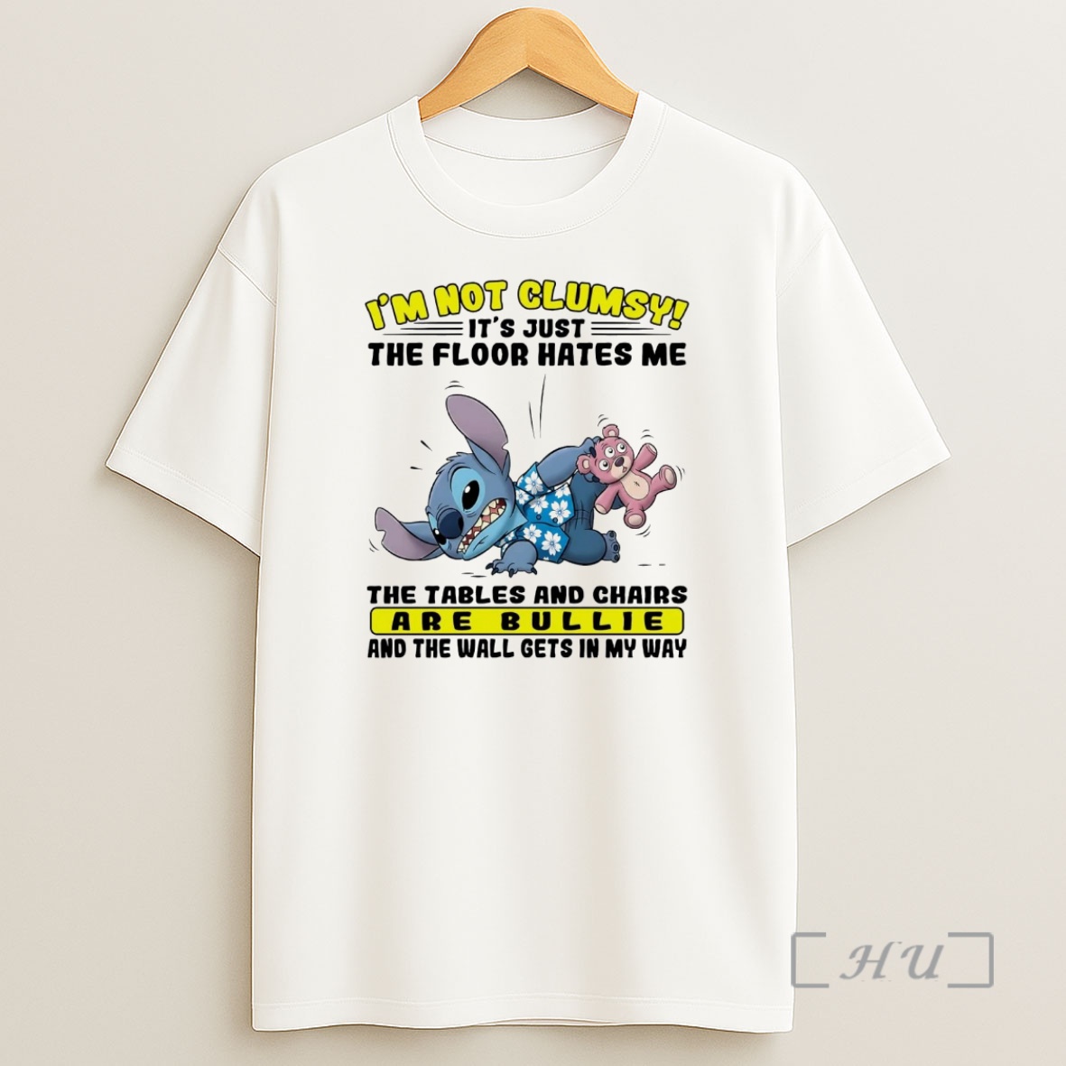 Officials Stitch Im Not Clumsy Its Just The Floor Hates Me Tables Chairs Are Bullie Shirt Sweatshirt Tee