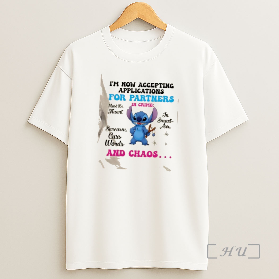 Officials Stitch Im Now Accepting Applications For Partners In Crime Must Be Fluent In Smart Ass Sarcasm Cuss Words And Chaos Shirt Sweatshirt Tee