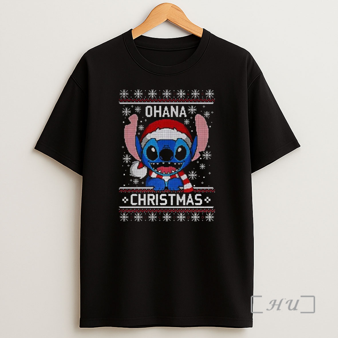 Officials Stitch Ohana Cartoon Ugly Christmas Premium Shirt Sweatshirt Tee
