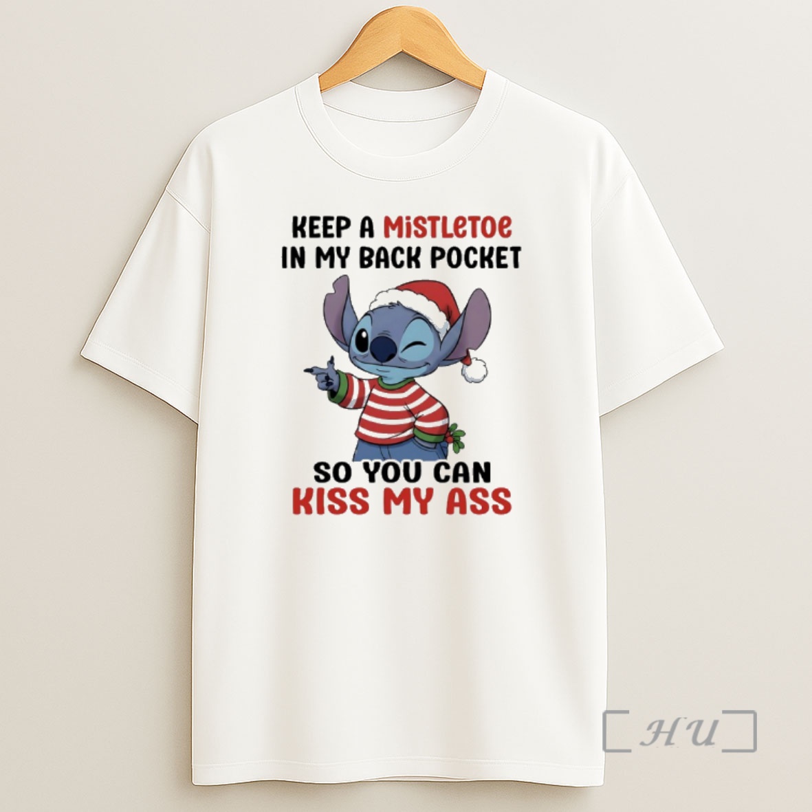 Officials Stitch Santa Keep A Mistletoe In My Back Pocket So You Can Kiss My Ass Premium Shirt Sweatshirt Tee