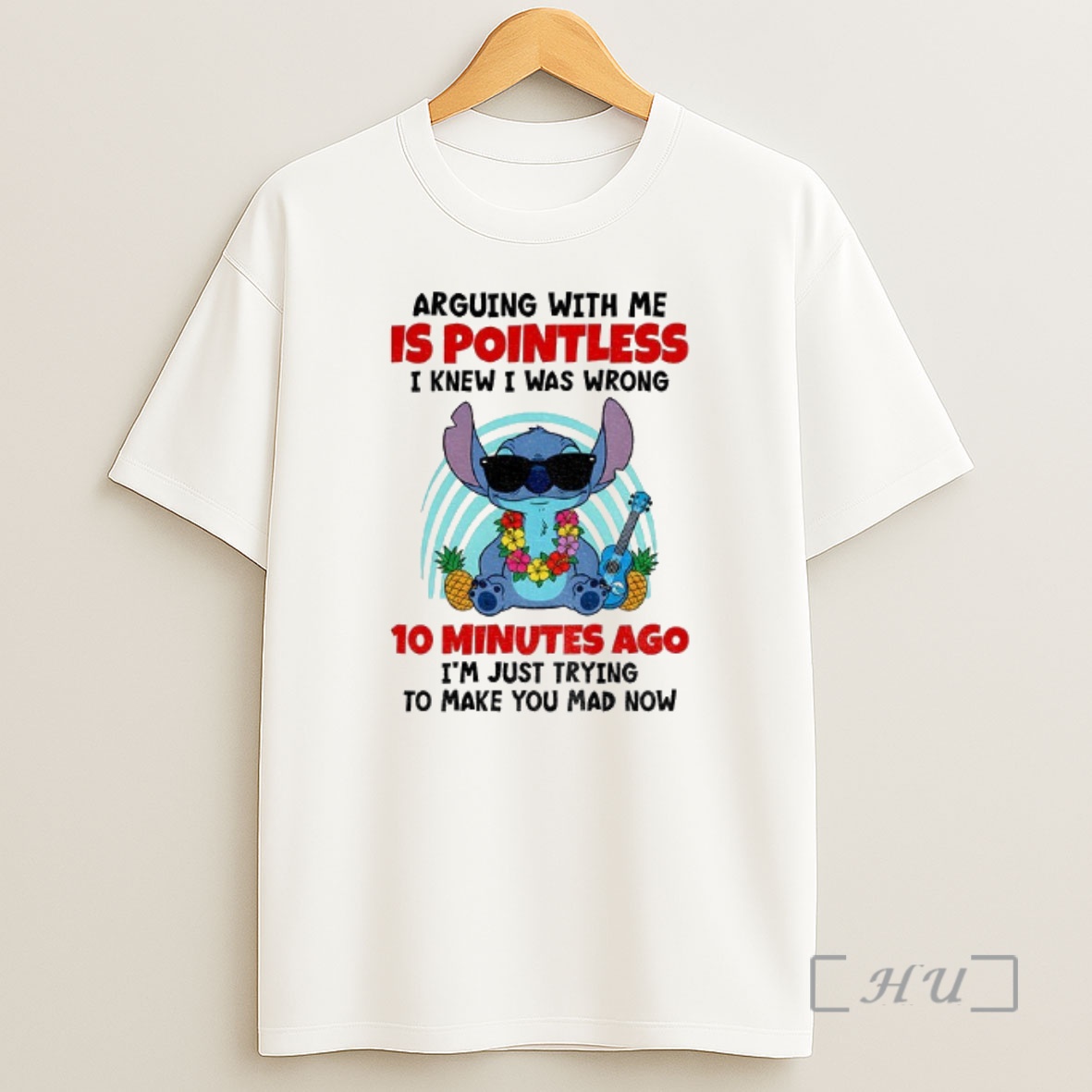 Officials Stitch Arguing With Me Is Pointless I Knew I Was Wrong 10 Minutes Ago Im Just Trying Shirt Sweatshirt Tee