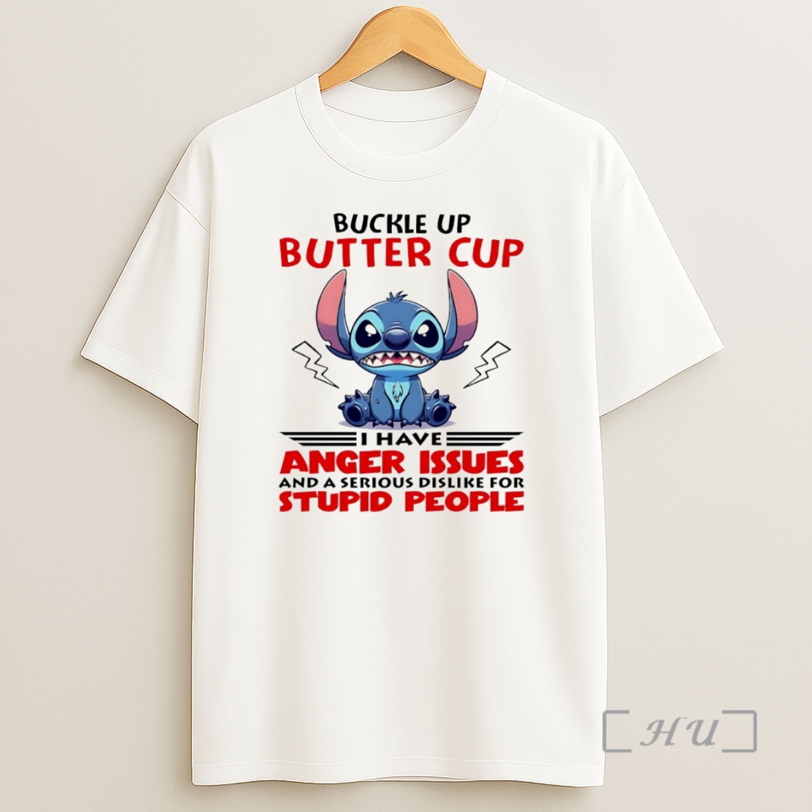 Officials Stitch Buckle Up Buttercup I Have Anger Issues And A Serious Dislike For Stupid People Circle Premium Shirt Sweatshirt Tee