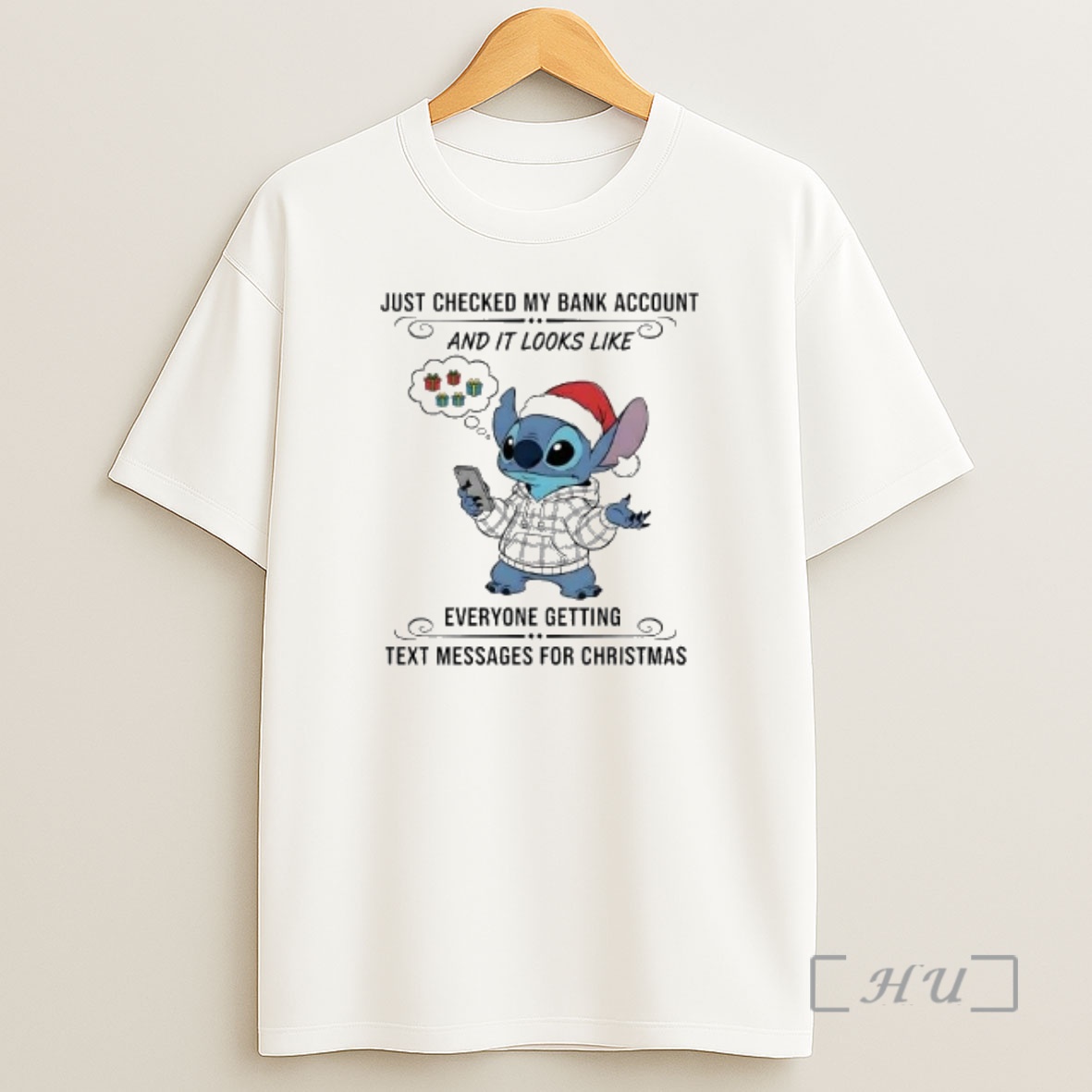 Officials Stitch Checked My Bank Account It Looks Like Text Messages For Christmas Shirt Sweatshirt Tee