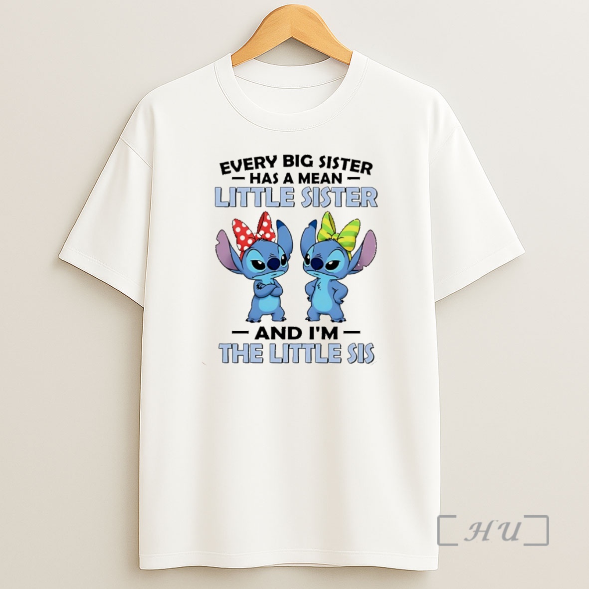 Officials Stitch Every Big Sister Has A Mean Little Sister And Im The Little Sis Christmas Premium Shirt Sweatshirt Tee