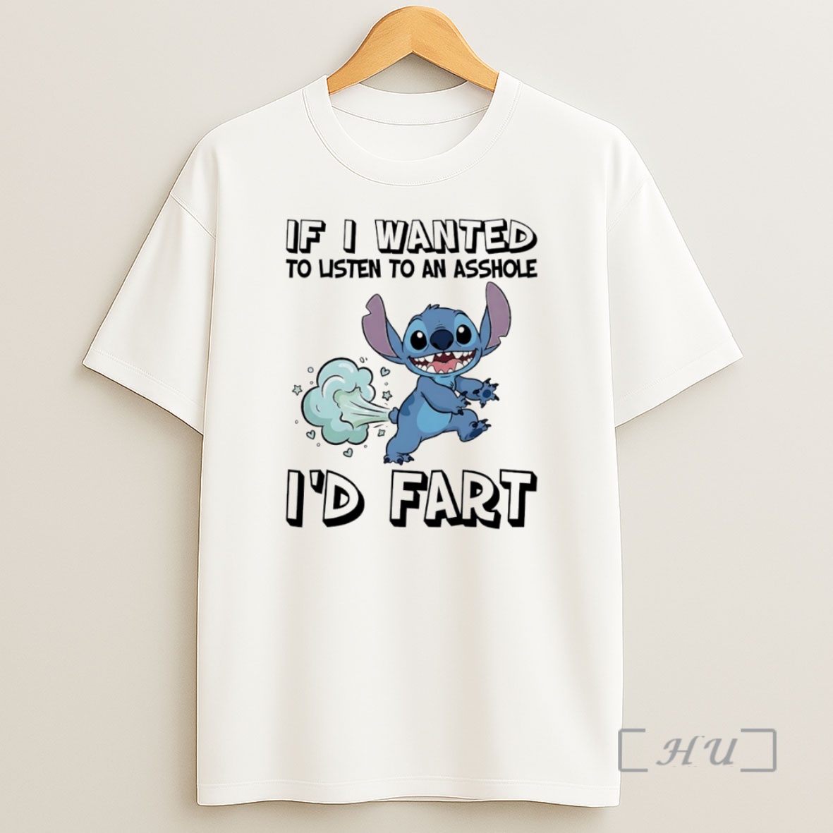 Officials Stitch If I Wanted To Listen To An Asshole Id Fart Circle Shirt Sweatshirt Tee