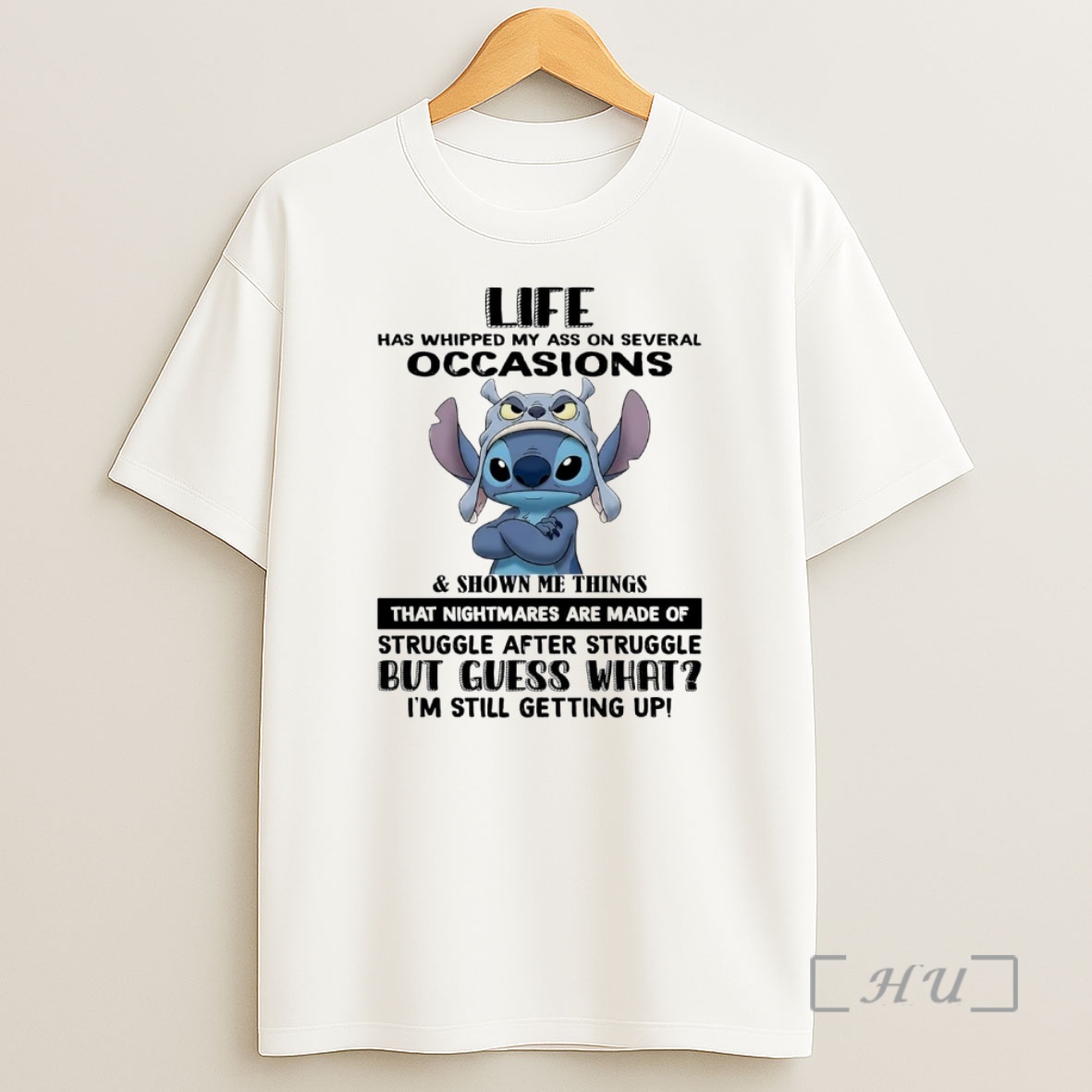 Officials Stitch Life Has Whipped My Ass On Several Occasions Shown Me Things Premium Shirt Sweatshirt Tee
