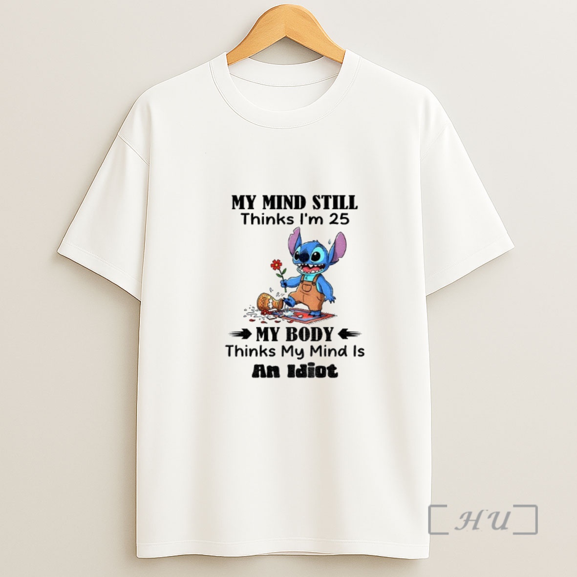 Officials Stitch My Mind Still Thinks Im 25 My Body Thinks My Mind Is An Idiot Premium Shirt Sweatshirt Tee