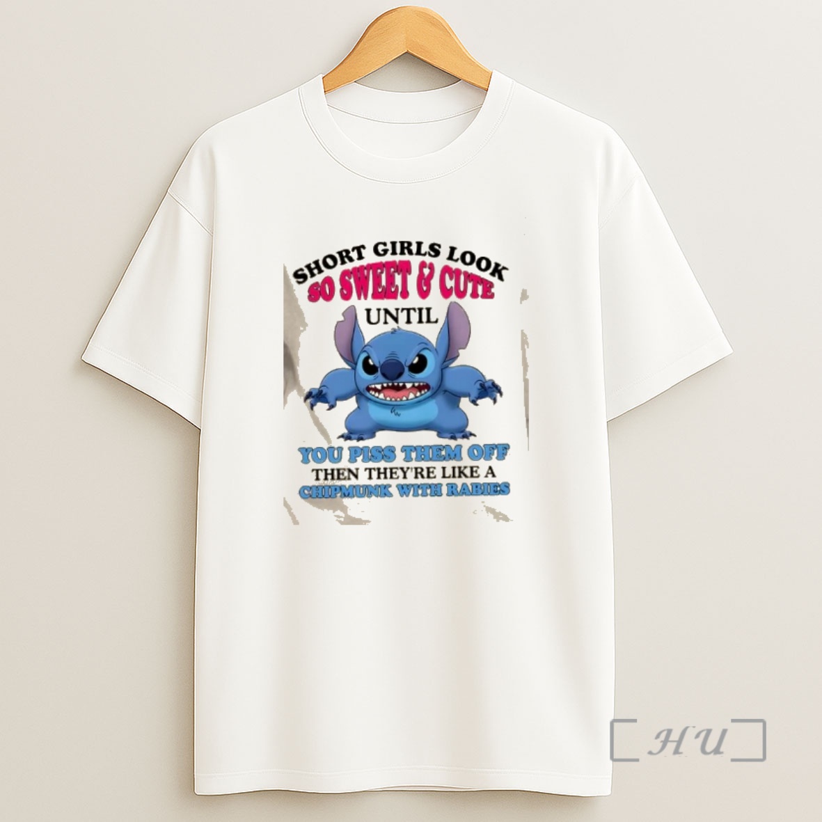 Officials Stitch Short Girls Look Cute Until You Piss Them Off Then Theyre Like A Chipmunk With Rabies Shirt Sweatshirt Tee