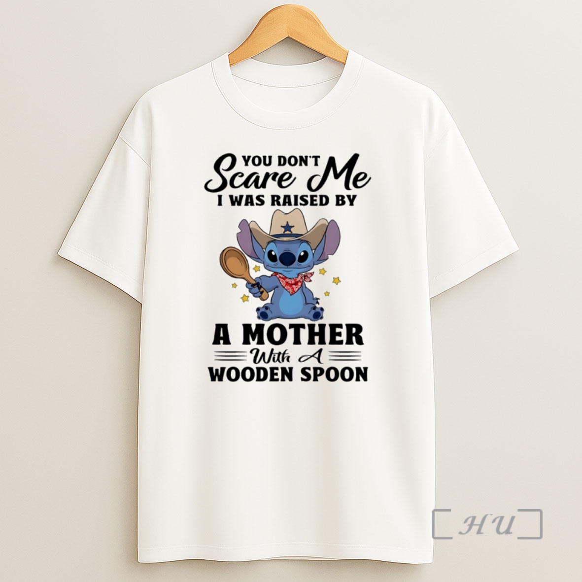 Officials Stitch You Dont Scare Me I Was Raised By A Mother With A Wooden Spoon Circle Shirt Sweatshirt Tee