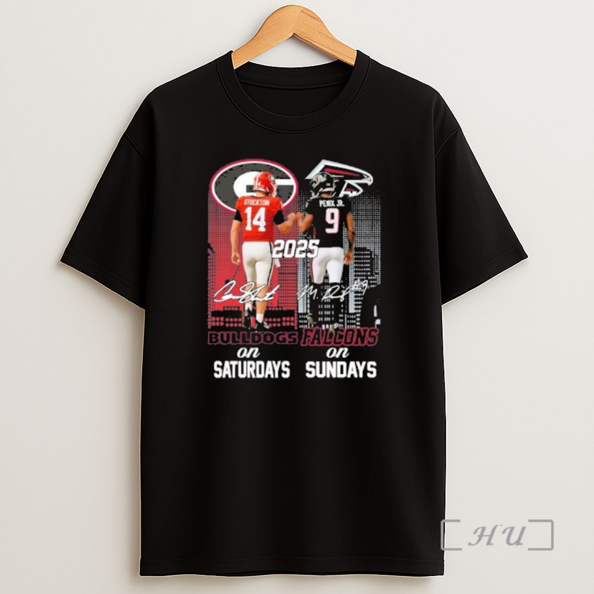 Officials Stockton Georgia Bulldogs On Saturdays And Penix Jr Atlanta Falcons On Sundays Shirt Sweatshirt Tee