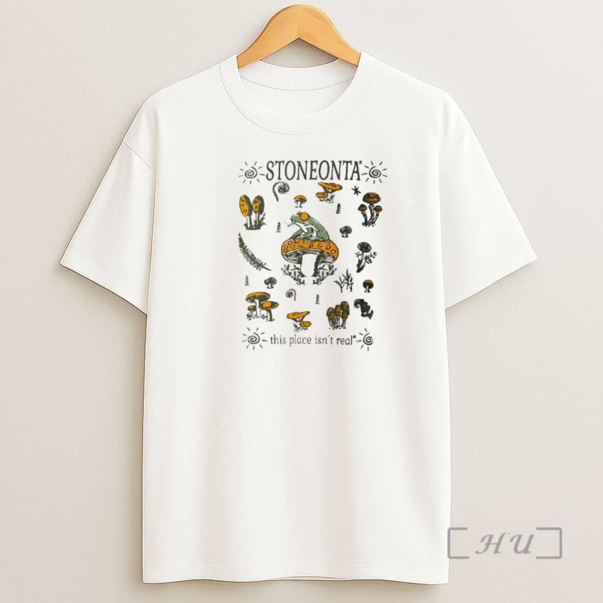 Officials Stoneonta This Place Isnt Real Frog Graphic Premium Shirt Sweatshirt Tee