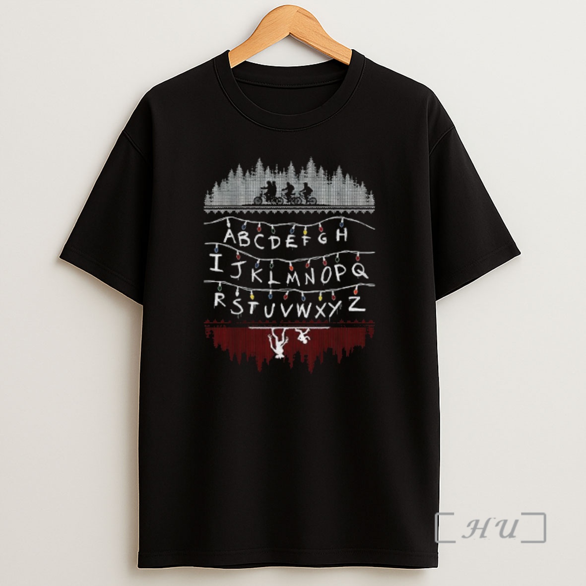 Officials Stranger Christmas Lights Abcdefgh Upside Down Merry Christmas Shirt Sweatshirt Tee