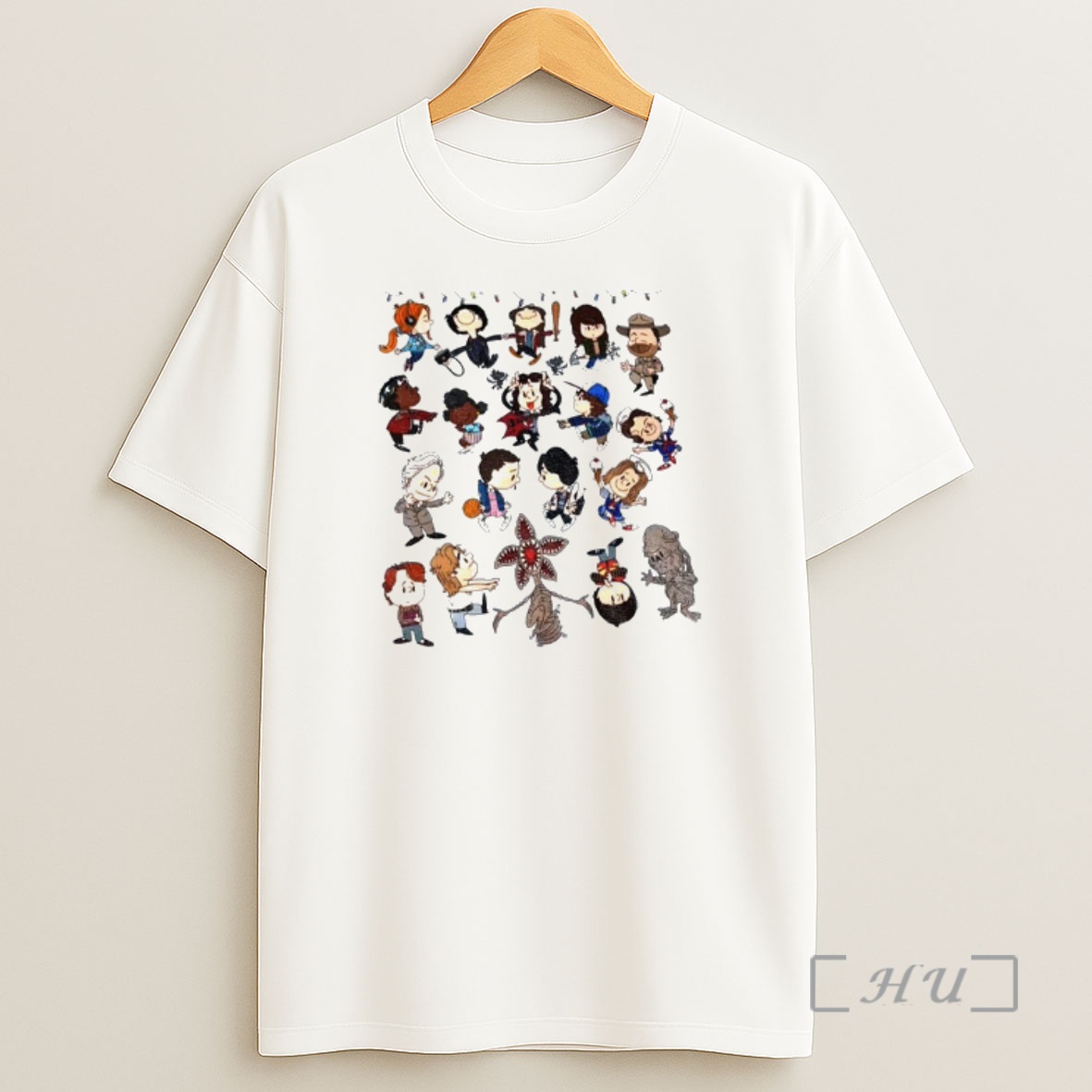 Officials Stranger Things 5 Characters Chibi Premium Shirt Sweatshirt Tee