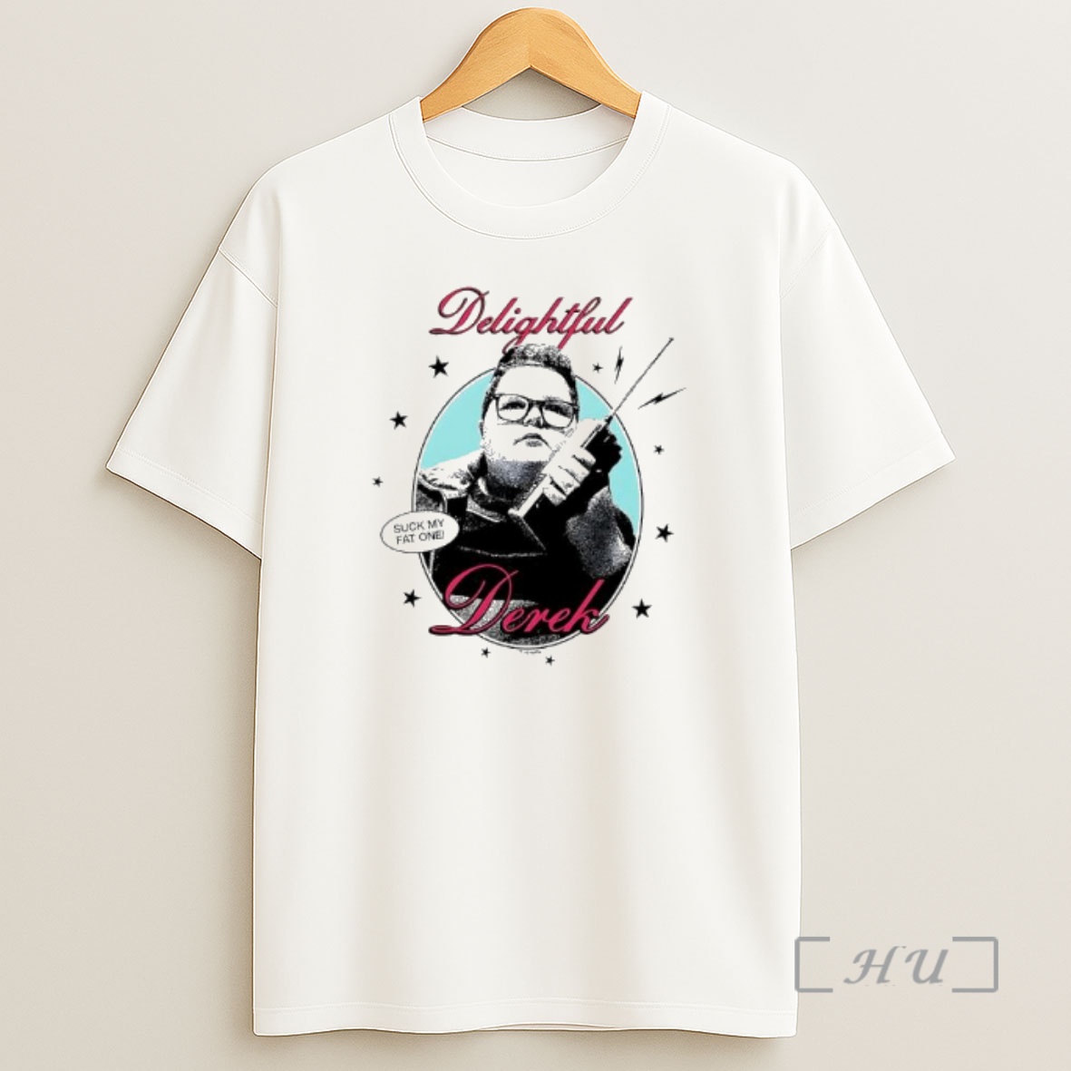 Officials Stranger Things Delightful Derek Suck My Fat One Graphic Shirt Sweatshirt Tee