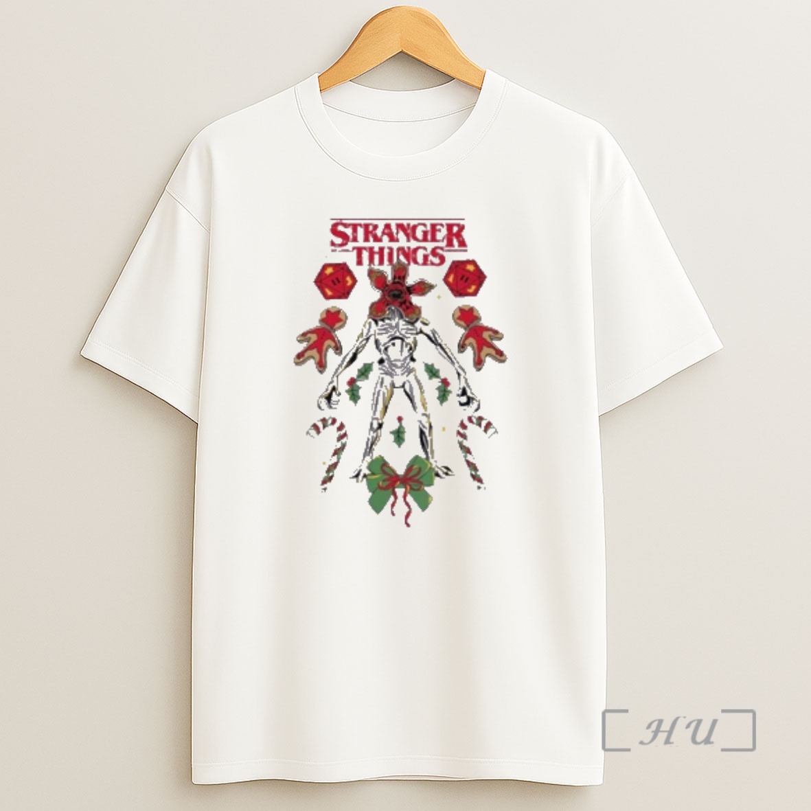 Officials Stranger Things Demogorgon Merry Christmas Premium Shirt Sweatshirt Tee