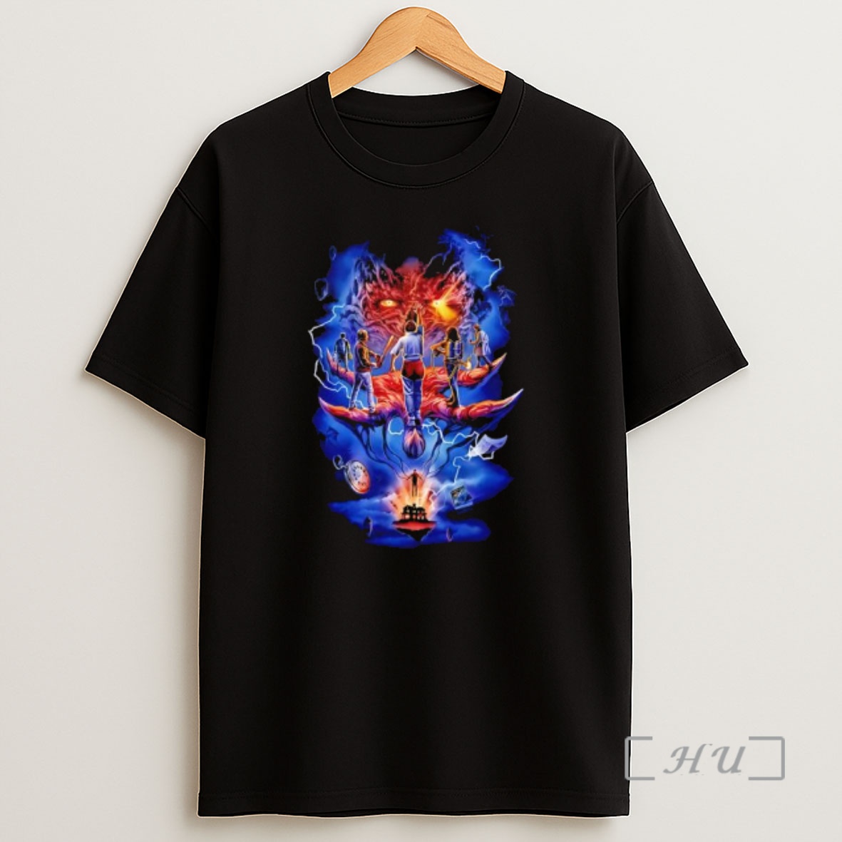 Officials Stranger Things Fright Rags Upside Down Warriors Shirt Sweatshirt Tee
