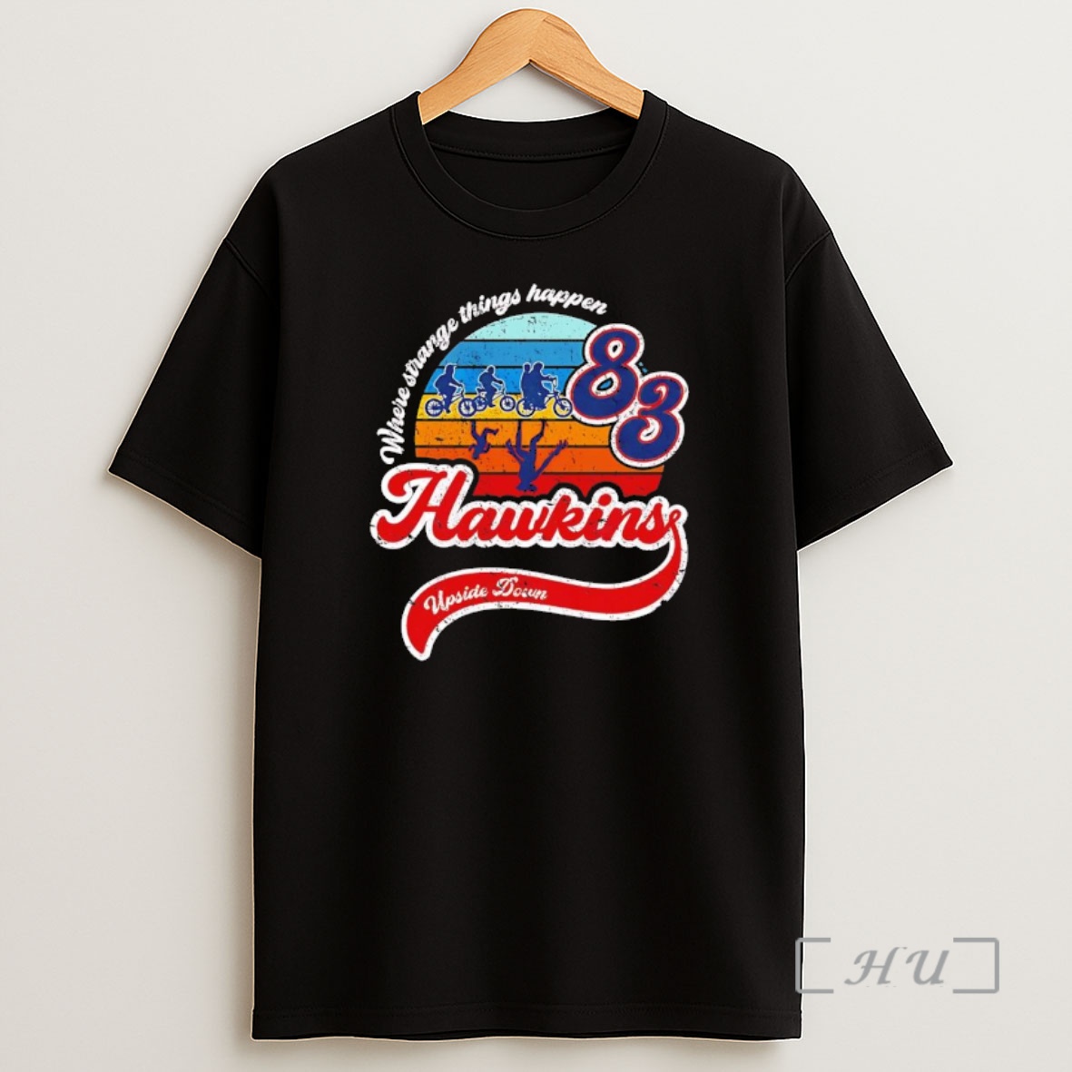 Officials Stranger Things Hawkins Upside Down Where Strange Things Happen 83 Vintage Shirt Sweatshirt Tee
